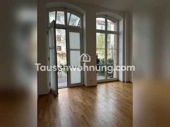 Tauschwohnung: 3-Raumwohnung mit Garten