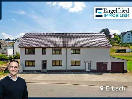Energieeffizent modernisiertes Zweifamilien-/Doppelhaus in idyllischer Ortsrandlage mit Fernblick