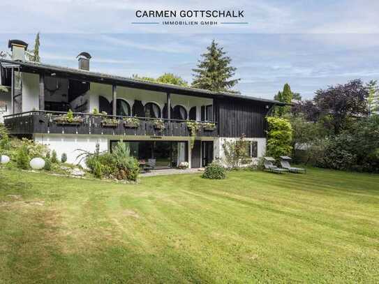 Secret Garden Chalet - Terrasse mit Außenkamin, Indoor-Pool und Sauna - nah zur MIS