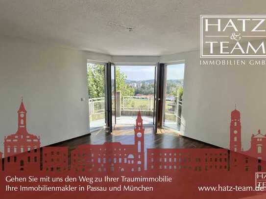 Penthouse-Wohnung auf zwei Ebenen mit großer Terrasse und herrlichem Blick auf Passau!