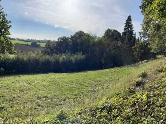 verstecktes Grundstück mit fantastischer Aussicht in bester Wohnlage Landshut