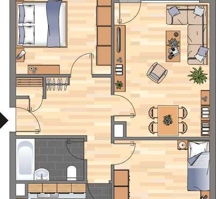 3-Zimmer-Wohnung in Siegen Wenscht