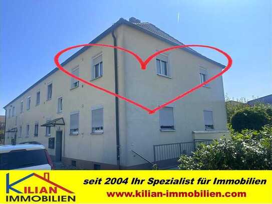 KILIAN IMMOBILIEN! 2 bis 3 ZI. ETW MIT 46 M² IM OBERGESCHOSS EINES 4-P.-HAUSES IN ROTH! GARTENANTEIL