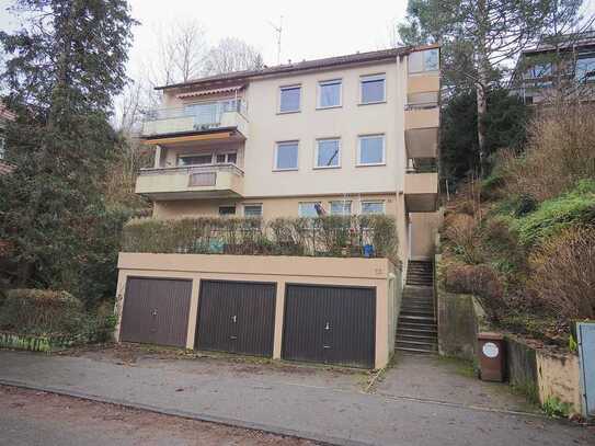 2-Zimmer-Wohnung, großer Balkon, ruhig, hell, teilsaniert, Stuttgart-Feuerbach