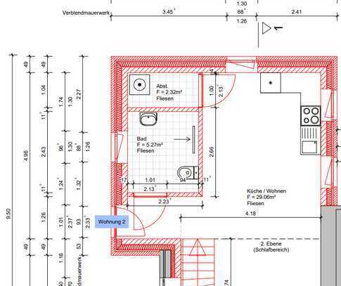 Schöne 1-Zimmer-EG-Wohnung mit Einbauküche in Lunden