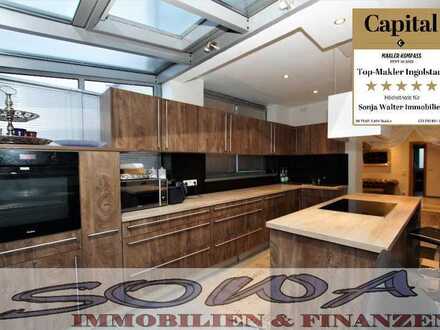 Exklusive 4 Zimmer Erdgeschosswohnung mit Wintergarten und Garten in Neuburg a. d. Donau - Ein Ob...