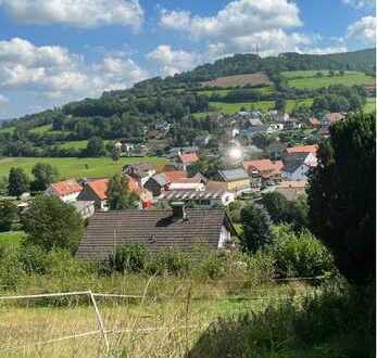 Bauland mit Blick über Bad Soden-Salmünster