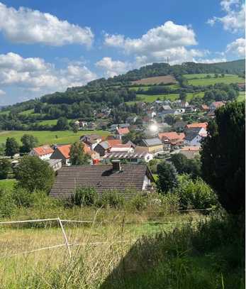 Bauland mit Blick über Bad Soden-Salmünster