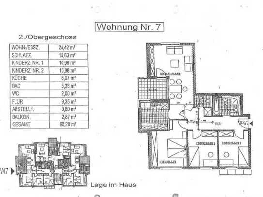 Etagenwohnung in ruhiger aber zentraler Lage von Sprockhövel