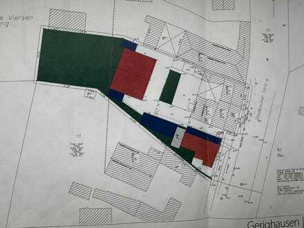Baugenehmigung liegt vor. Baugrundstück für freistehendes Ein-/Zweifamilienhaus!
