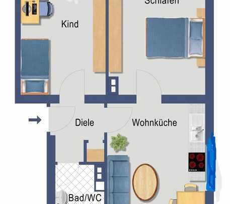 Sanierte Eigentumswohnung zur Kapitalanlage mit 4,0% Rendite zum provisionsfreien Erwerb