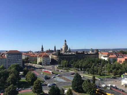 Ansprechende 3-Zimmer-City-Wohnung mit Balkon und tollem Blick über die Dresdner Altstadt