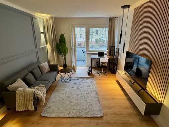 Perfektes Designer-City-Appt, kernsaniert, neue EBK, Balkon & Stellplatz, top-möbliert