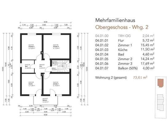 *Erstbezug nach Sanierung* 3-Raum-Wohnung mit Balkon