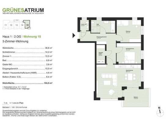 Gemütliche 3-Zimmer-2.OG-Wohnung in Mehrfamilienwohnanlage