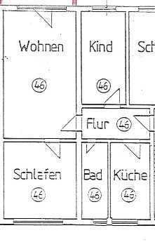 Erstbezug nach Sanierung! 3-Zimmer-Wohnung im 2.Obergeschoss