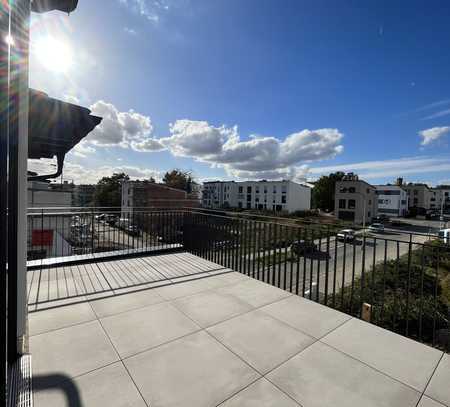 Exklusives Penthouse mit großer Dachterrasse und gehobener Ausstattung im Neubaugebiet Bieber Nord