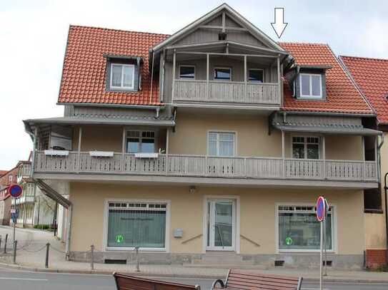 Wohnen in einer 2-Raumwohnung mit Balkon - Leben über den Dächern von Bad Suderode!