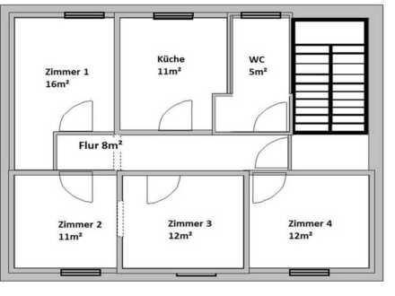 Neue voll möblierte 4-ZKB Wohnung in der Nähe vom Schwetzinger Schloss (WG-fähig) (HD)