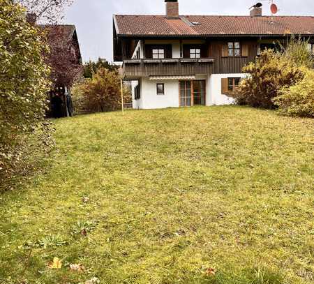 Doppelhaus mit unglaublichem Panorama. Gehobener Innenausstattung in Lenggries Wegscheid.