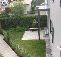 2 Zimmer Wohnung, Garten, citynah und ruhig, Einbauküche