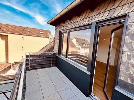 Zweitbezug nach Kernsanierung: stilvolle 3-Zimmer-Wohnung mit Süd-Balkon in Leverkusen