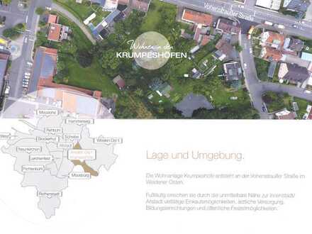 3 Zimmer Wohnung in Weiden/Oberpfalz Stadtteil Weiden Ost in den Krumpeshöfen