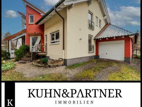 *Kuhn & Partner* Sofort frei - Attraktive Doppelhaushälfte mit Einliegerwohnung