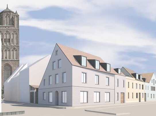 Neubau in Altstadt: 4,5-Zimmer Maisonettewohnung mit Dachterrasse in Stralsund