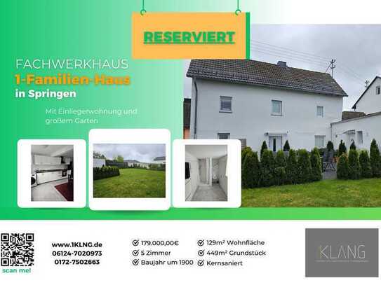 "RESERVIERT" - Kernsanierter Altbau mit Einliegerwohnung und Garten