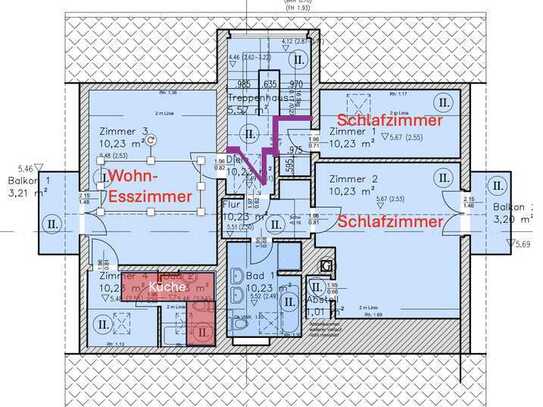 Geschmackvolle 3-Zimmer-Wohnung mit Einbauküche in schönstem Offenbach