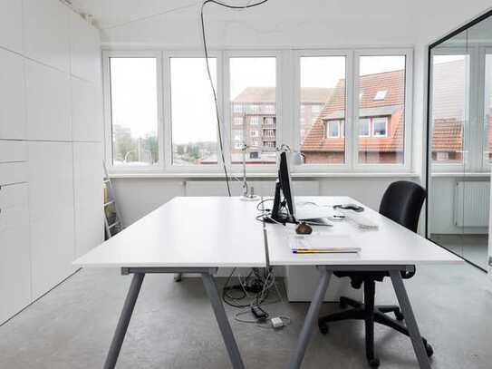 Büro in der Loftstation in HH-Hasselbrook (2 Min zur S1/11) - All-in-Miete