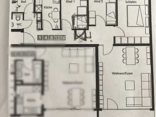 Provisionsfrei * Schöne 4-Raum-Wohnung mit Balkon und Einbauküche in Ostfildern