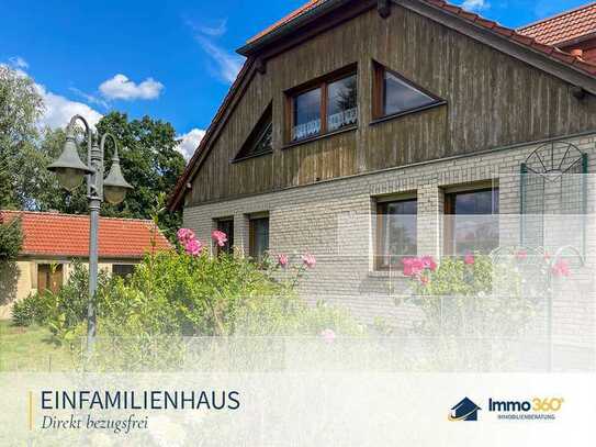 Bezugsfreies Einfamilienhaus mit Terrasse und Garten