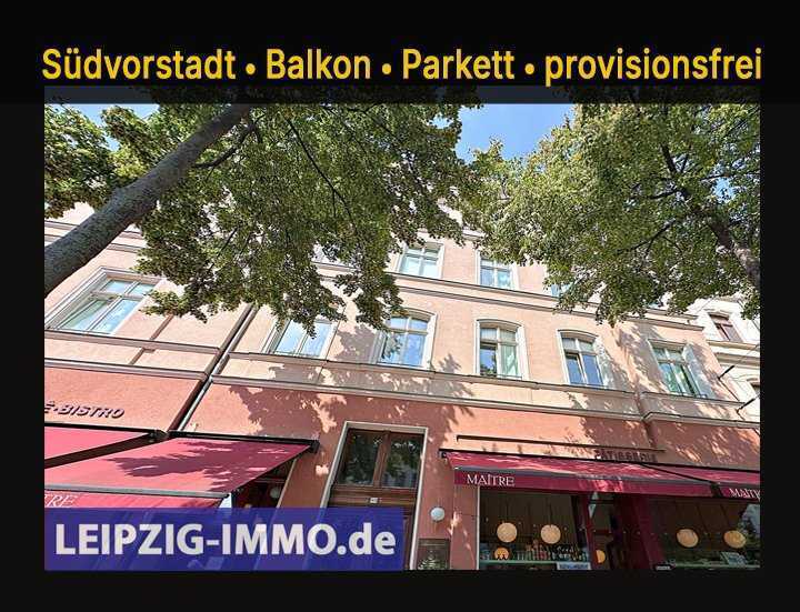 Stylische Wohnung in der Südvorstadt * 2 Zimmer mit Südbalkon * provisionsfrei