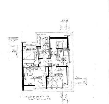 Zentrale modernisierte Dachgeschosswohnung