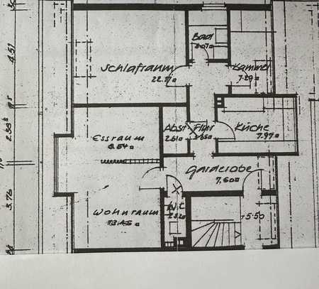 Helle, sehr freundliche 2 1/2 Zimmer, Südlage Wohnung