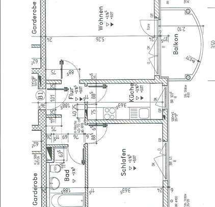 Attraktive 2-Zimmer-Wohnung mit Einbauküche und Balkon in 86343, Königsbrunn