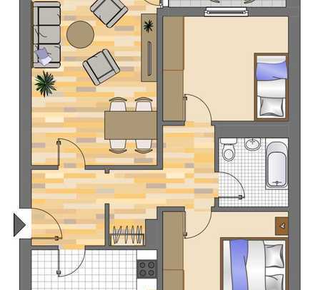 3-Zimmer-Wohnung in Neuss Erfttal - ab sofort!