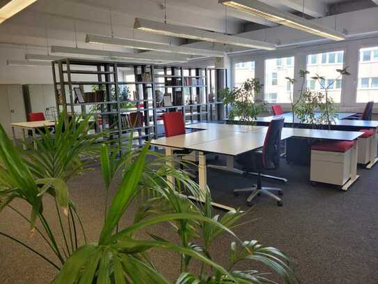 Bürofläche im Industrie-Loft Design - optional Lagerfläche
