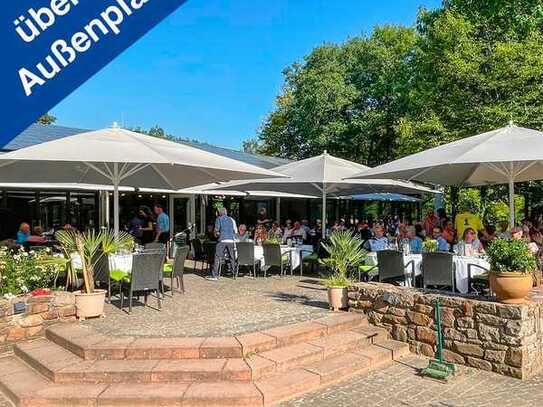 Repräsentatives Restaurant mit großer Sonnenterrasse in wunderschöner Naturlage