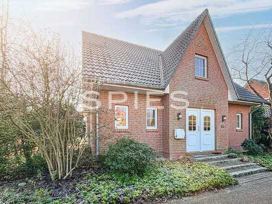 Modernes Friesenhaus mit schönem Garten in ruhiger Sackgassenlage