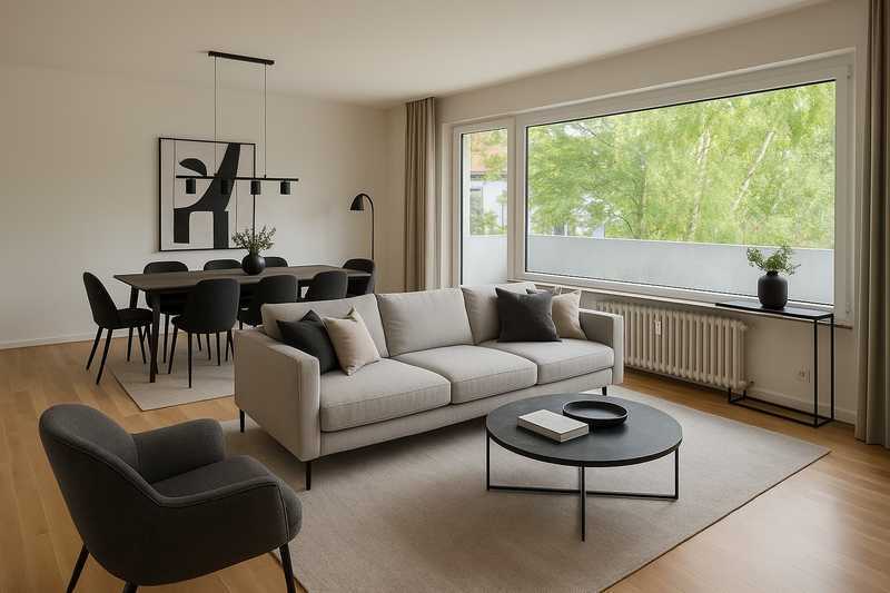 Toprenovierte, großzügig geschnittene, helle 4-Zi.- Whg. mit zwei Balkonen, Provisionsfrei!