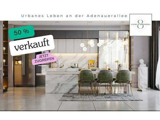 Effizienzhaus 40 ! Oberursel (Ts): Lichtdurchflutete 3-Zimmer Neubauwohnung mit Balkon