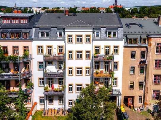 Investment direkt am Alaunplatz in Dresden, WGH mit Hinterhäusern in der pulsierendes Neustadt.