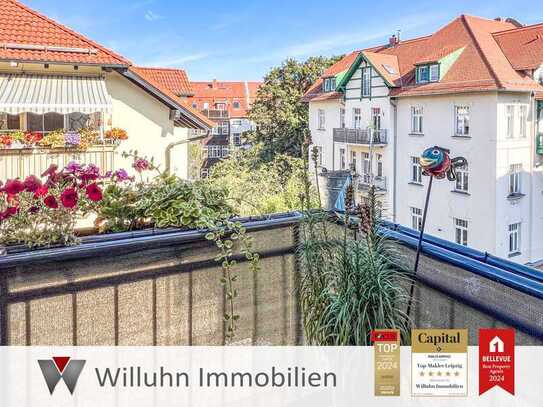 Ost-Balkon | TG-Stellplatz | helle Dachgeschosswohnung