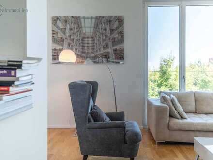 **Haus im Haus 3,30 m Raumhöhe u. 140 qm Garten**Einmalige 196 m² 6 Zi. Maisonette-Whg