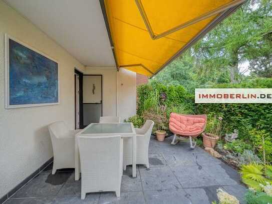 IMMOBERLIN.DE - Toplage Dahlem! Luxuriöse Wohnung auf ca. 158 m² mit Südterrasse, Kamin, Tiefgarage