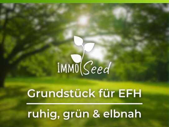 +++ Grundstück für Einfamilienhaus +++ idyllisch +++ grün +++ elbnah +++ mit Baugenehmigung +++