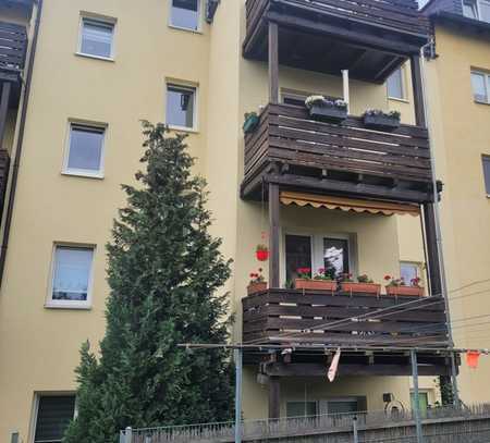 Vermietete 3-Zi.-Wohnung mit Balkon in Aue zu verkaufen - ideale Kapitalanlage!